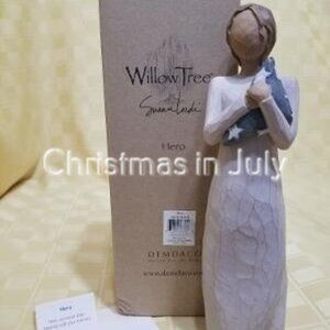 Willow Tree Susan Lordi Hero honor memory flag Figurine #26152